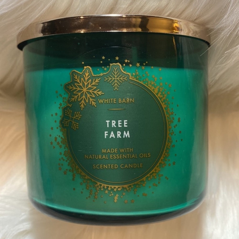 🌲”TREE FARM” holiday by BBW/WB, 3-Wick Scented Candle, 14.5 oz / 411 g, NWT base